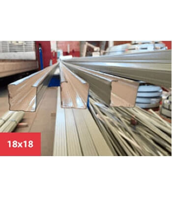 Perfil Galvanizado 18x18