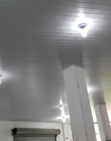 Projeto forro de pvc e luminárias