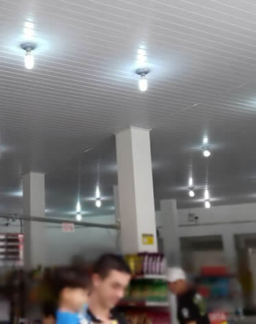 Projeto forro de pvc e luminárias